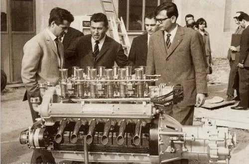 Джото Бизарини, Феручо Ламборджини и Джампаоло Далара през 1963 г.